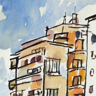 Andreas-Korn: Artproduktion (Kunstraum - Aquarell in Malaga) Andreas Korn: Artproduktion (Kunstraum - Aquarell in Malaga)